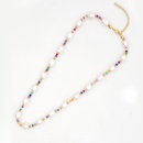 fashion bohemian freshwater pearl rainbow bead necklacepicture13