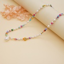 BohemianFreshwater Pearl Handmade Eye Bead Rainbow Necklacepicture12