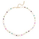 Collar de perlas de color perla de agua dulce hecho a mano tnico de Bohemiapicture12