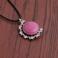 fashion simple inlaid diamond crystal stone pendant necklacepicture22