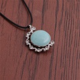 fashion simple inlaid diamond crystal stone pendant necklacepicture24