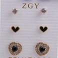 Fashion pearl alloy love earrings setpicture43