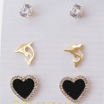 Fashion pearl alloy love earrings setpicture35
