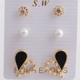 Fashion pearl alloy love earrings setpicture36