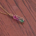 Korean Fashion Multicolor Crystal Pendant Necklacepicture56