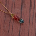 Korean Fashion Multicolor Crystal Pendant Necklacepicture64