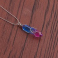 Korean Fashion Multicolor Crystal Pendant Necklacepicture73
