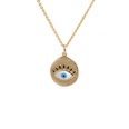 fashion devils eye heart pendant copper microinlaid zircon necklacepicture20