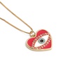 Fashion Heartshaped Devil Eyes Zircon Pendant Necklacepicture47