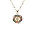 fashion simple color zirconium Virgin Mary pendant necklacepicture27