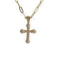 hip hop golden cross pendant necklacepicture16