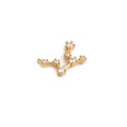 simple golden zircon constellation shape pendant necklacepicture31