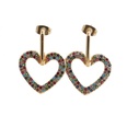 Korean microinlaid zircon love stud earringspicture24