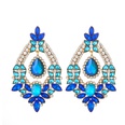 fashion color diamond alloy geometric earringspicture25