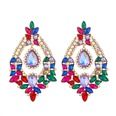 fashion color diamond alloy geometric earringspicture26