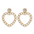 fashion color diamond alloy geometric earringspicture23