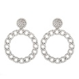 fashion color diamond alloy geometric earringspicture26
