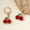 Korean style diamondstudded grape fruit earringspicture26