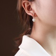 simple water drop pearl zircon earringspicture17