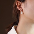 simple water drop pearl zircon earringspicture19