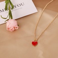 fashion love doublesided dripping oil necklacepicture12