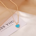 fashion love doublesided dripping oil necklacepicture13