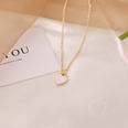 fashion love doublesided dripping oil necklacepicture14