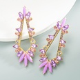 Fashion Color Rhinestone Tree Flower Geometric Alloy Earringspicture15