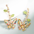 Baroque personality butturfly rhinestone earringspicture17