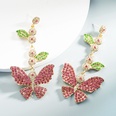 Baroque personality butturfly rhinestone earringspicture15