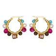 ethnic color crystal gem earringspicture15