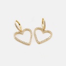 fashion style cubic zirconia heartshaped earringspicture8