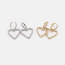 fashion style cubic zirconia heartshaped earringspicture9