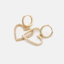 fashion style cubic zirconia heartshaped earringspicture10