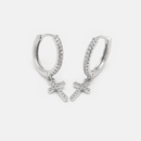fashion zircon cross earrings wholesalepicture10