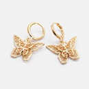 new exaggerated hollow goldplated butterfly earringspicture10