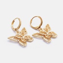 new exaggerated hollow goldplated butterfly earringspicture11