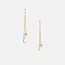 fashion tassel zircon star moon earrings wholesalepicture8