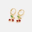 fashion tassel zircon new cherry earringspicture8