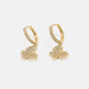 fashion goldplated zircon butterfly earrings wholesalepicture10