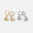 fashion goldplated zircon butterfly earrings wholesalepicture13