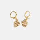 fashion simple goldplated hollow butterfly wing earringspicture11