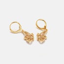 fashion simple goldplated hollow butterfly wing earringspicture12