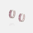 fashion colorful zircon goldplated circle earringspicture11