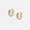 fashion colorful zircon goldplated circle earringspicture12
