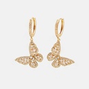 fashion color zircon goldplated butterfly earrings wholesalepicture10