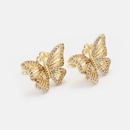 fashion goldplated hollow butterfly earrings wholesalepicture10