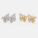 fashion goldplated hollow butterfly earrings wholesalepicture11