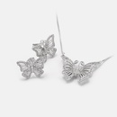 fashion goldplated hollow butterfly earrings wholesalepicture13