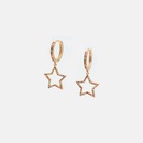 fashion hollow color zircon star earringspicture7